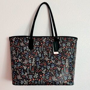 Rifle Paper Co Everyday Tote Bag • Menagerie Garden Pattern